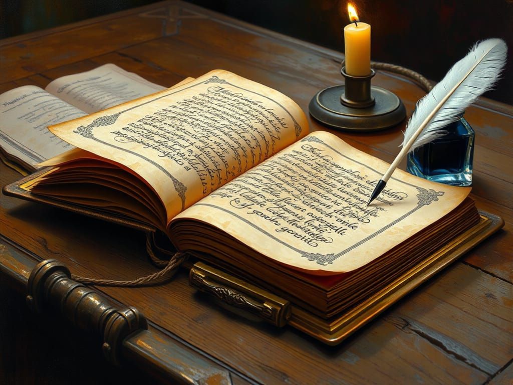 ultradetailed-A painting in the neo-Gothic style, combining ...