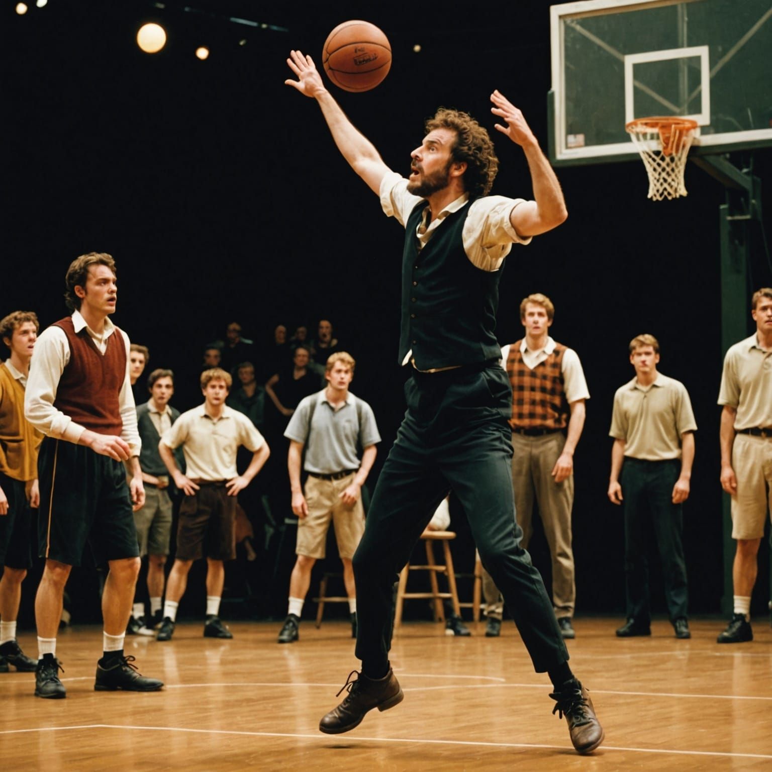 Basketball Scene Inspired by Taming of the Shrew