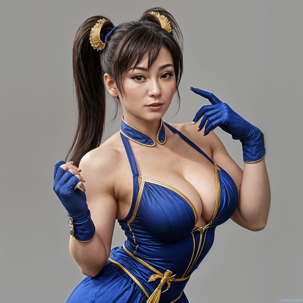 Sensual Chun-Li in Boudoir Setting