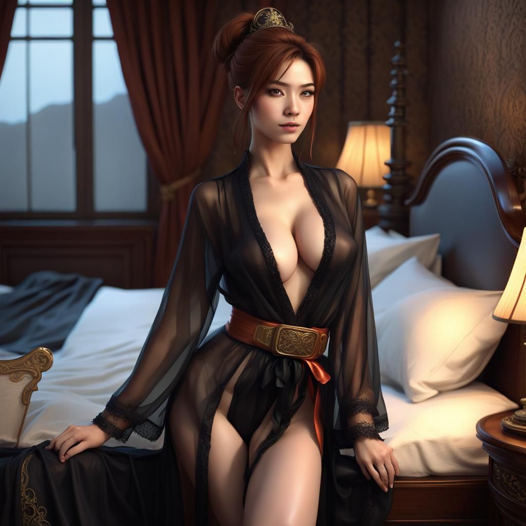 Beautiful Countess in Steampunk Style, Unreal Engine
