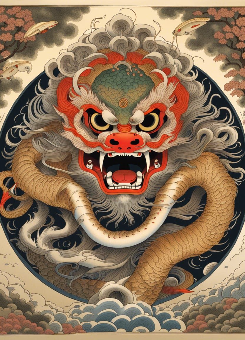 Traditional Depiction of Yōkai