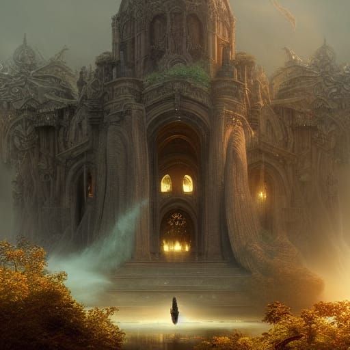 Mystical Beings in Dramatic Digital Painting