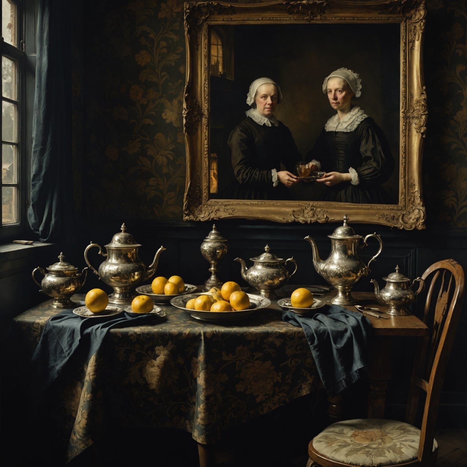 Elf in Bunny Costume in Golden Age Style