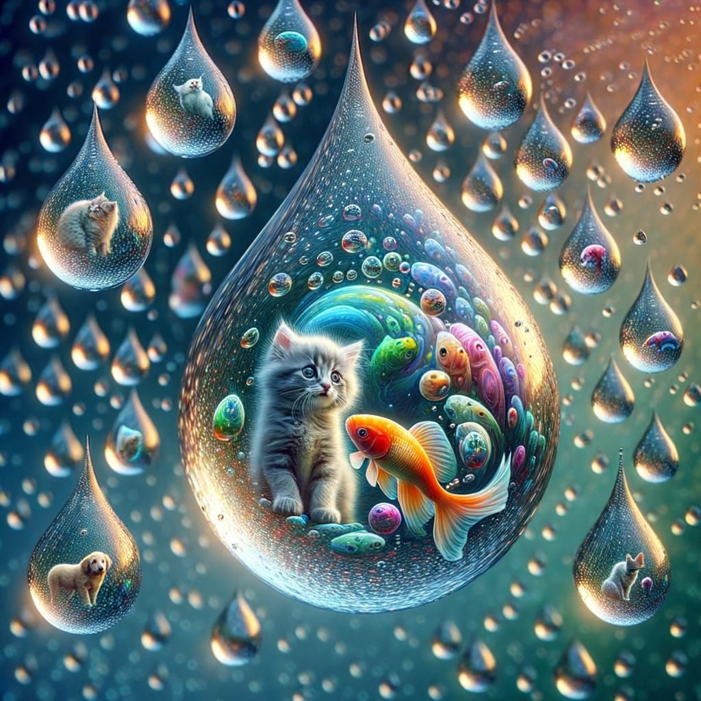 Raining cats and dogs, with the occasional goldfish