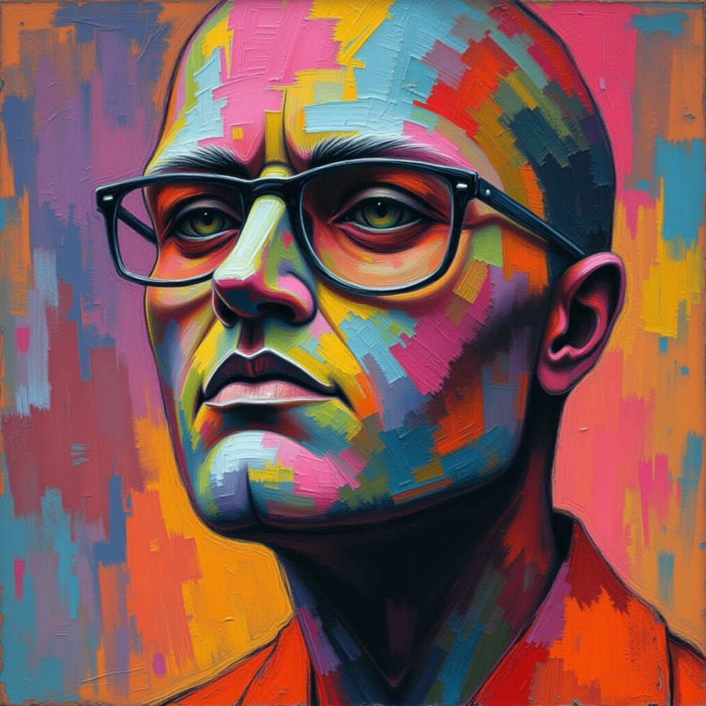 Neon Chalk Art Style with Missing Persons Theme