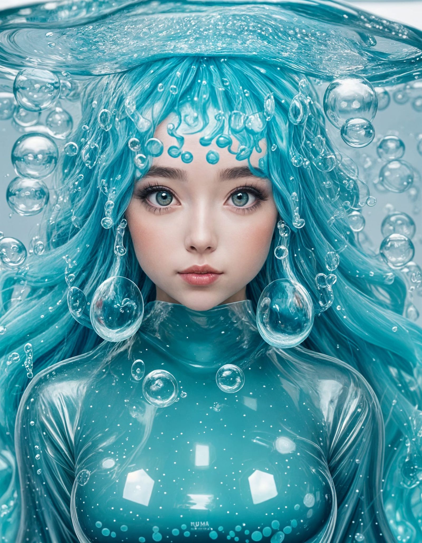 Liquid Girl Reigns Supreme in a Sea of Bubbles
