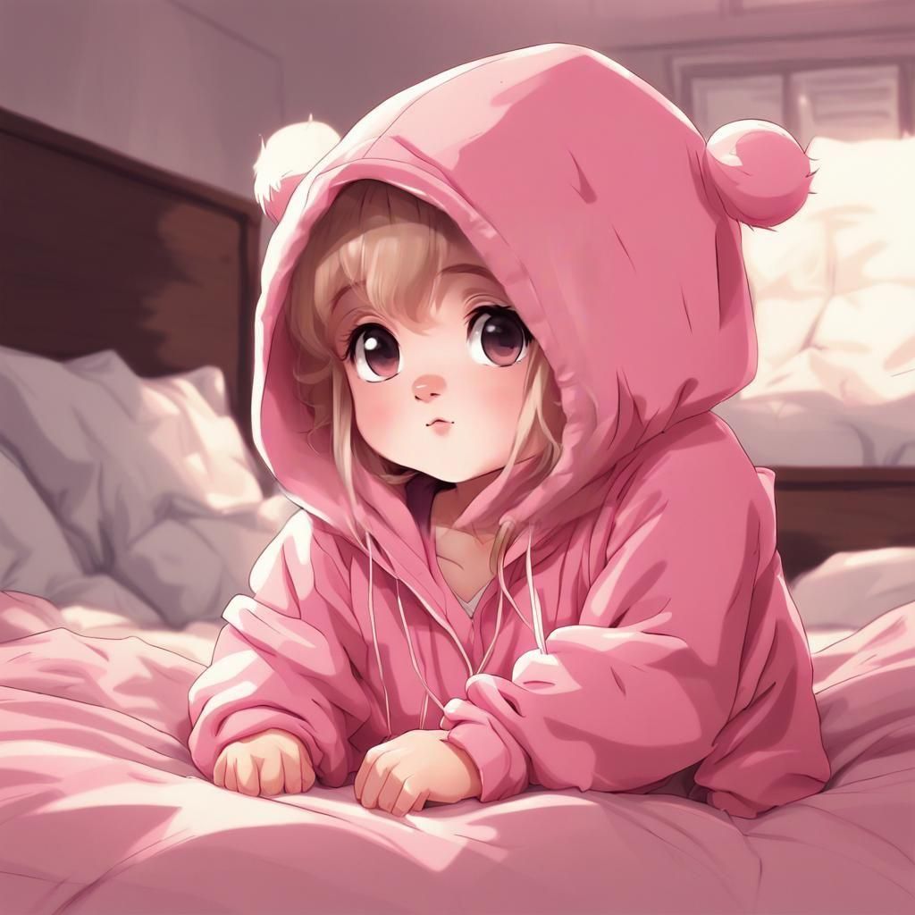 Cute Little Girl In Pink