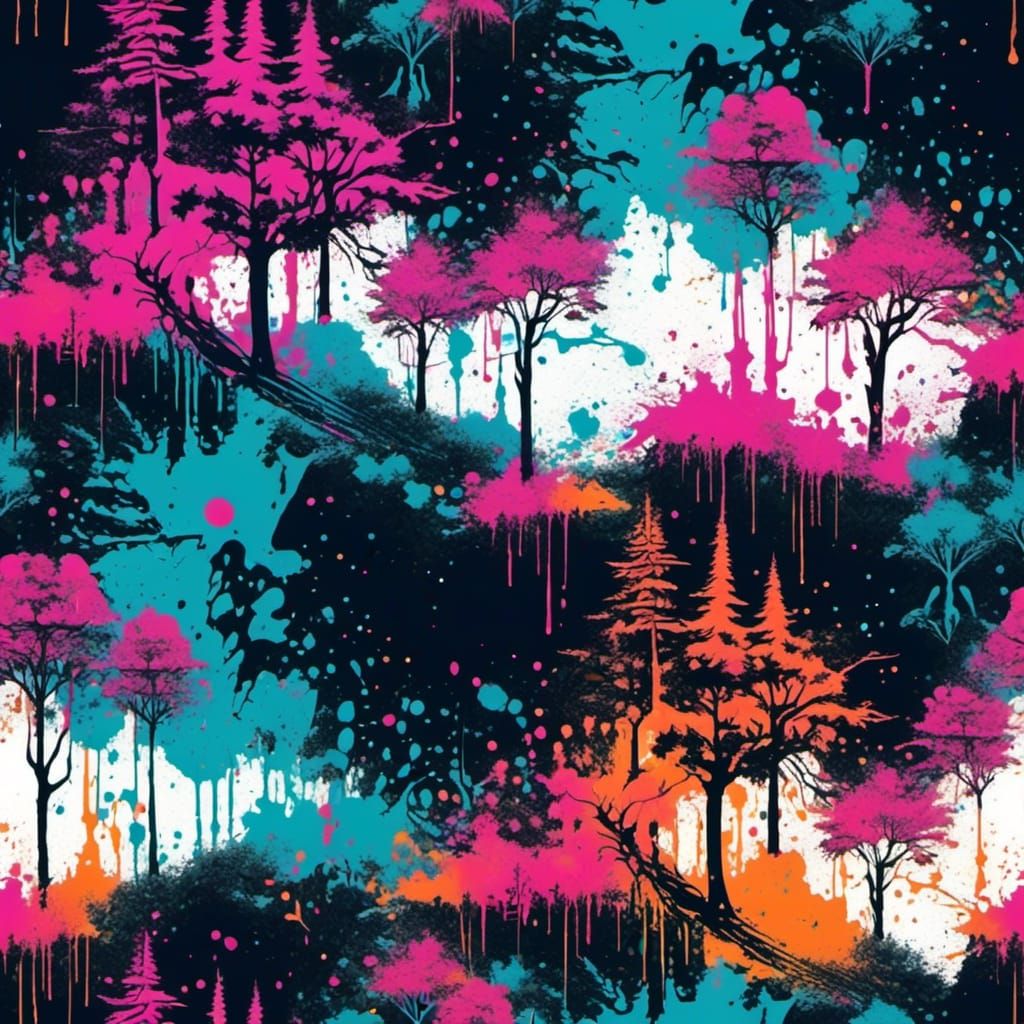 <lora:Splatter Graffiti:1.0>
Splatter Art: Fir Forest 2