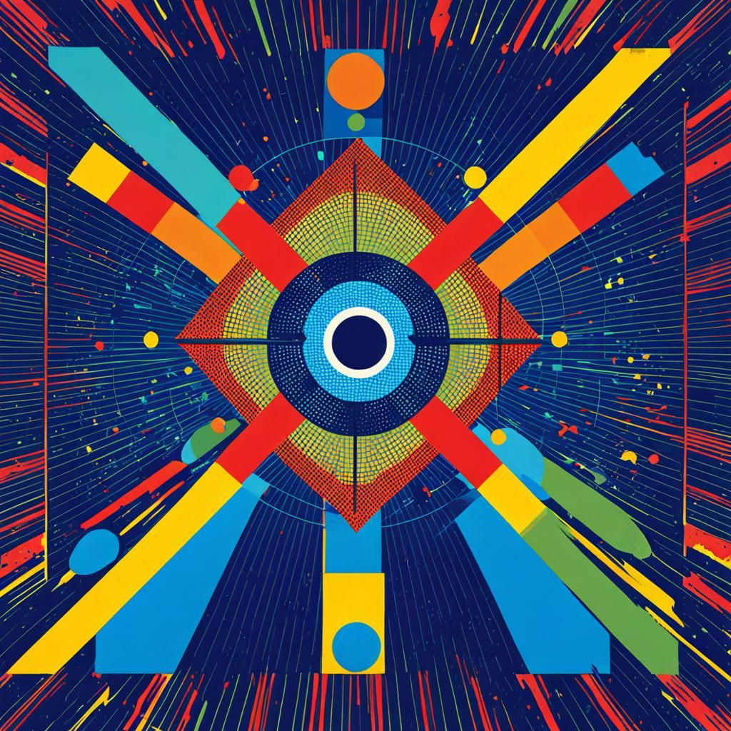 Bluey in Pop Art Screen Print