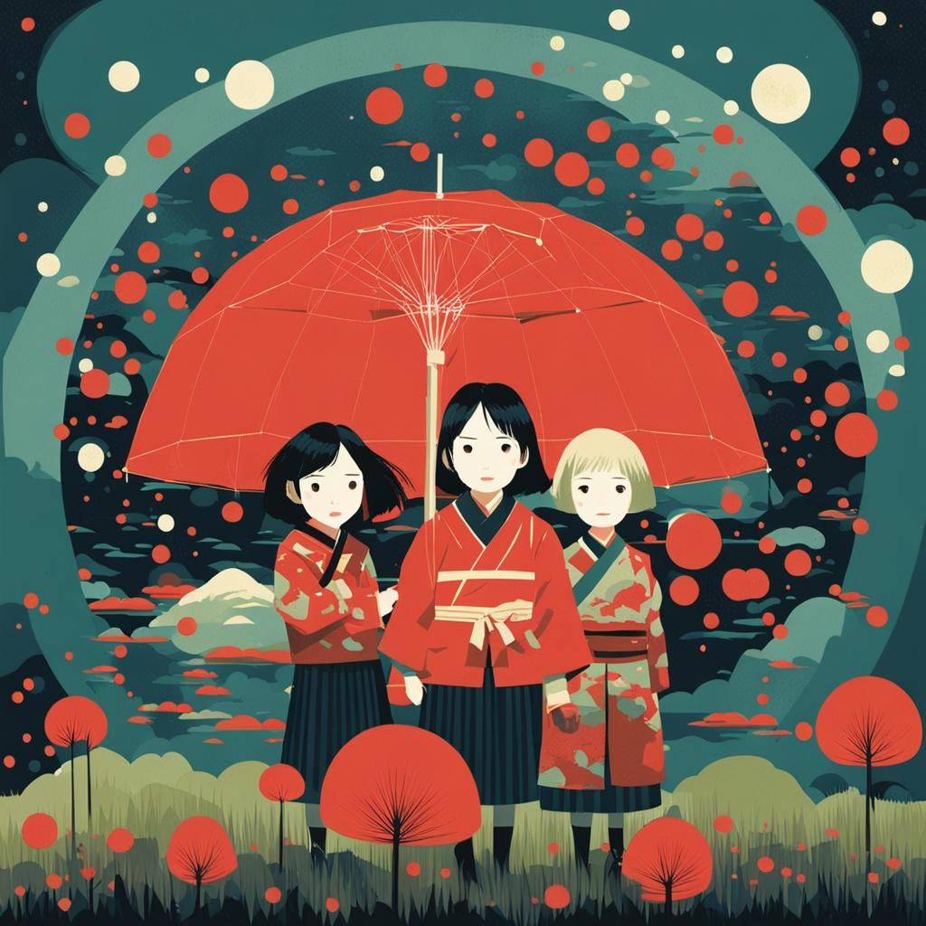 Illustration in Tatsuro Kiuchi Style