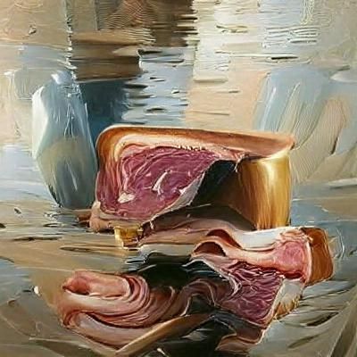 The Number 69 as an Oil Painting