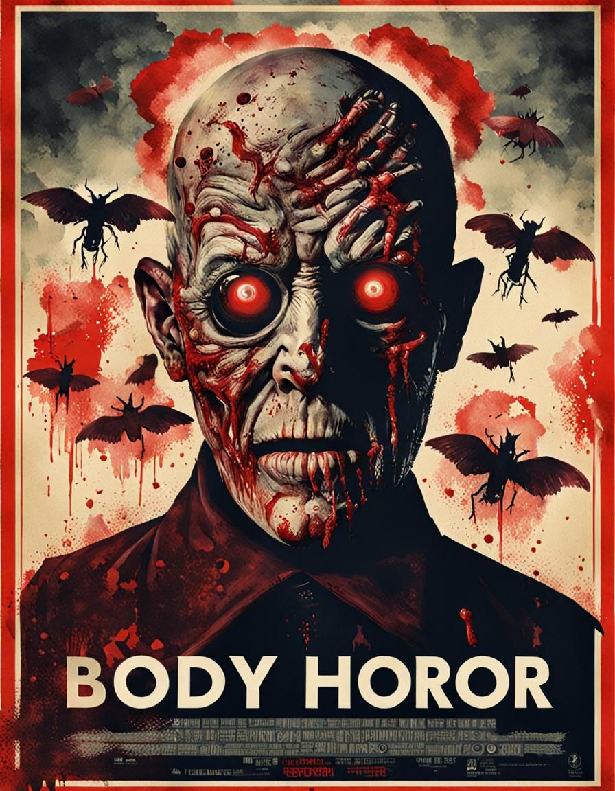 Disturbing Body Horror Movie Poster