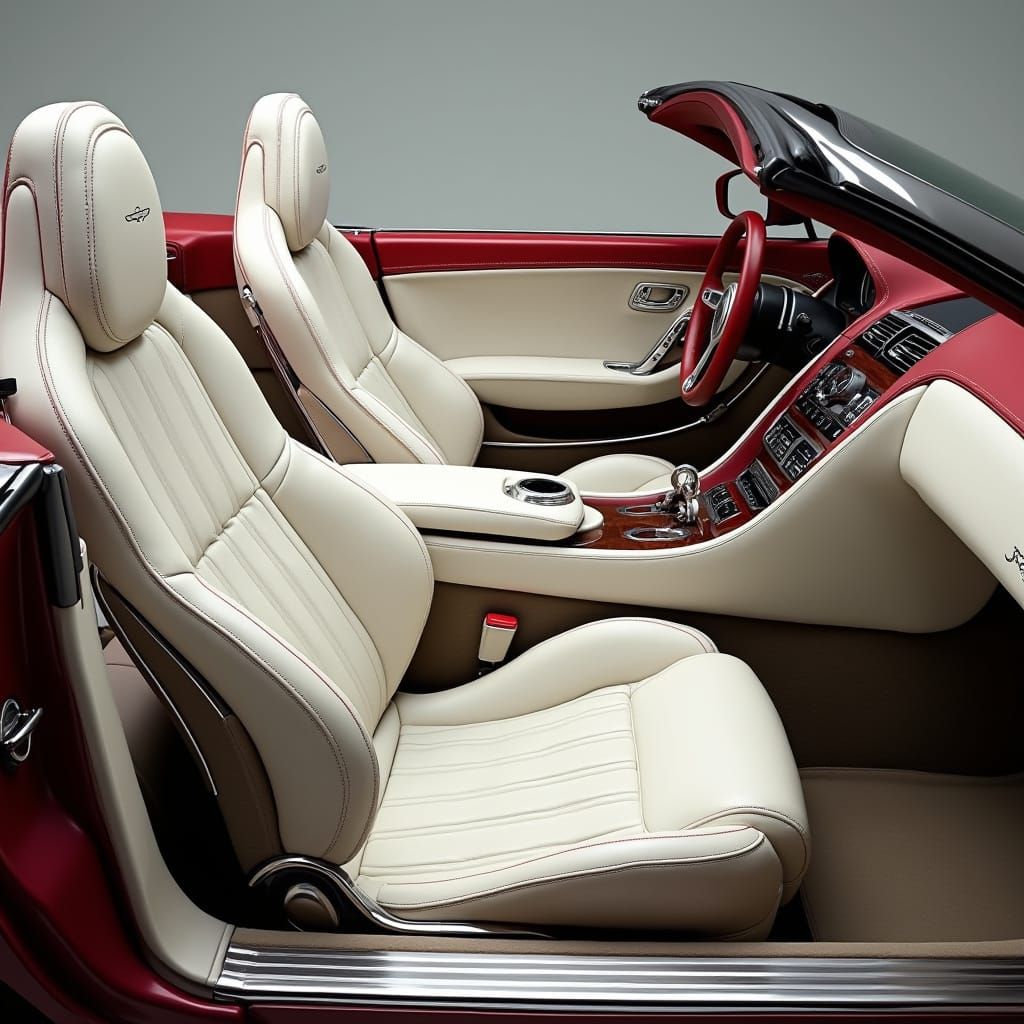 Luxurious Aston Martin Interior in Photorealistic Style