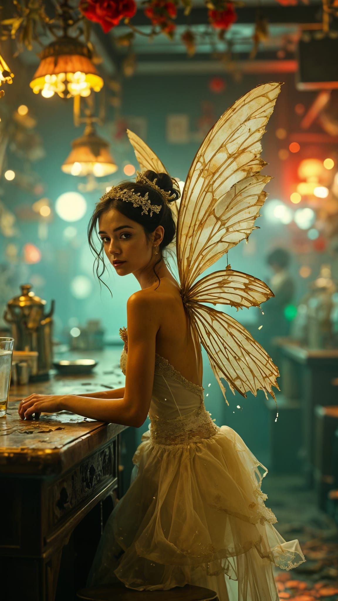 Bar Pixie Cleaning Up After a Bachelor Party