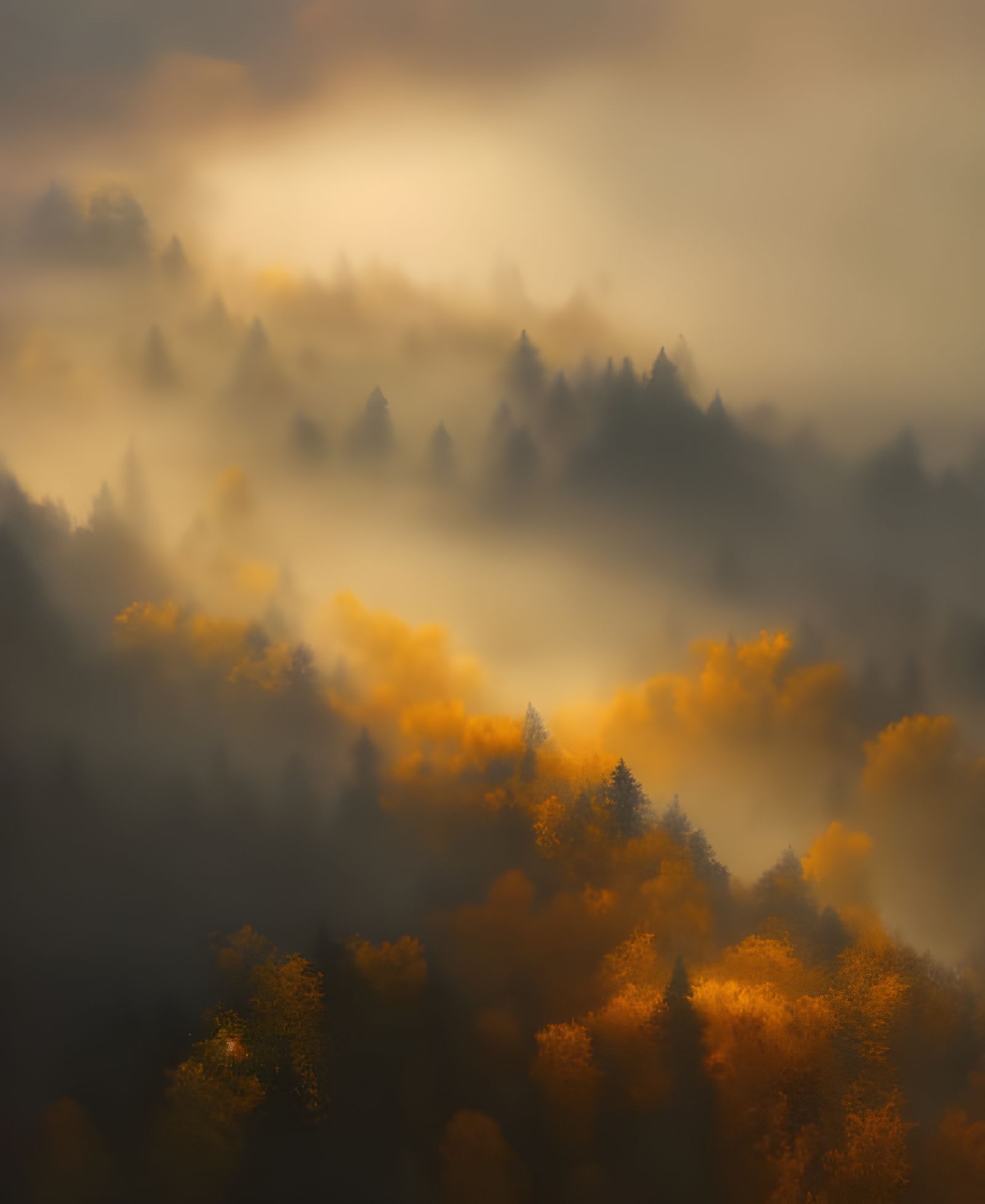 Golden Abstract Cycles in Ultrarealistic Detail