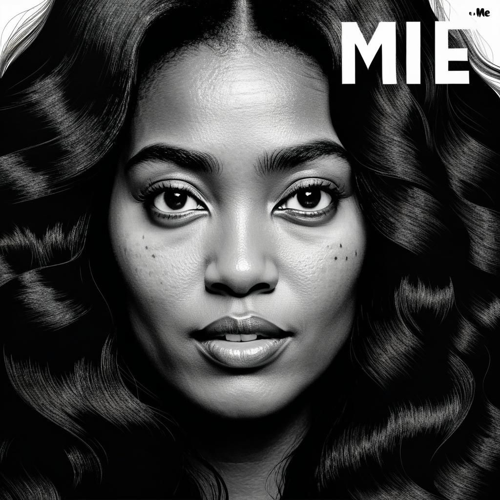 Monochrome Portrait for LP Sleeve Design