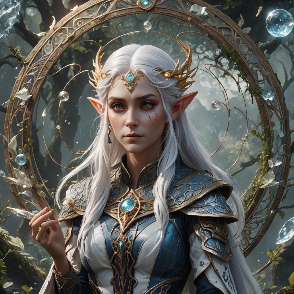 Elemental Elf with Circle of Elements