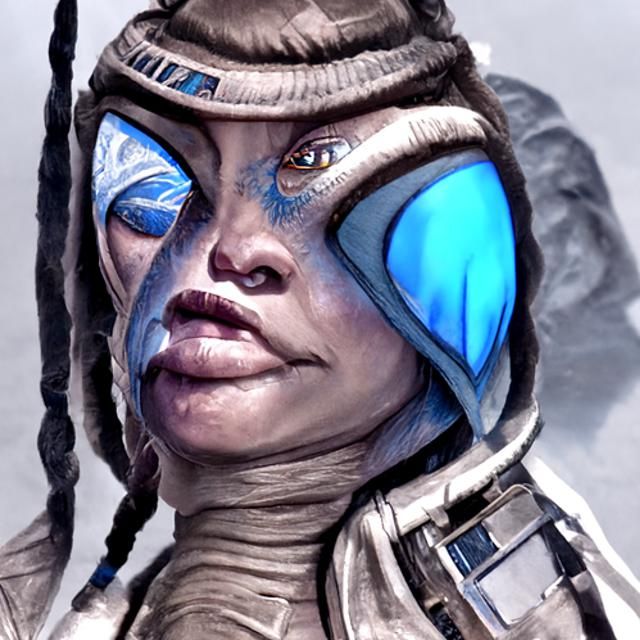 Aayla Secura Detailed Portrait in 8k Resolution