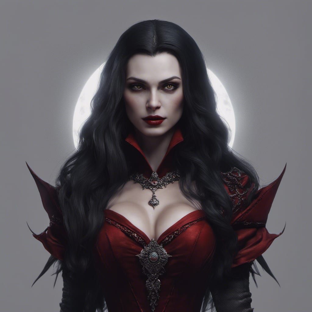 The beautiful Dracula woman