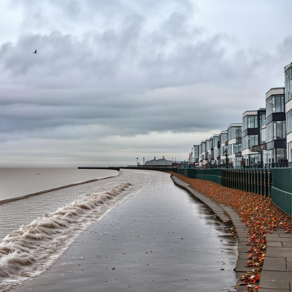 Chilly Autumn Day in Southend-on-Sea