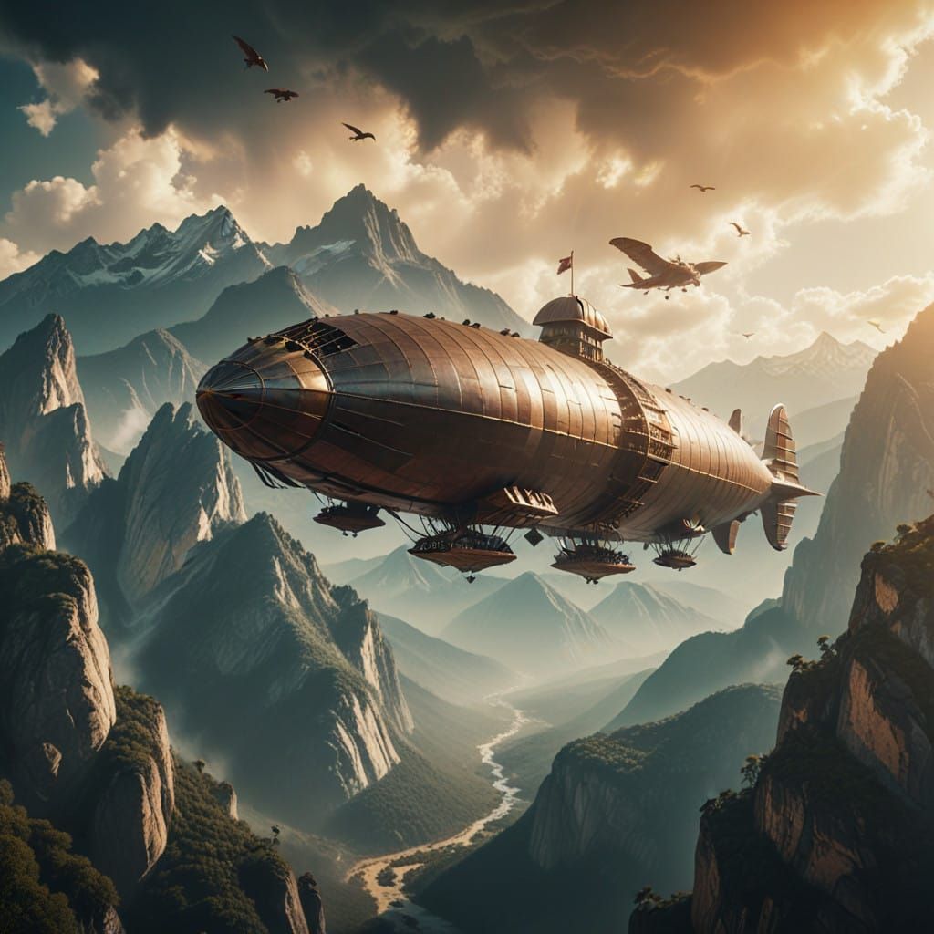 Epic Cinematic Airship Masterpiece