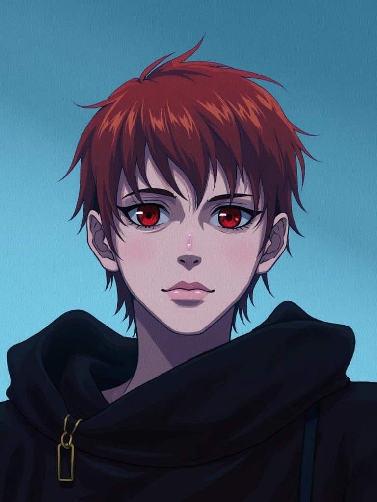 Dramatic Manga Illustration in Studio Trigger Style