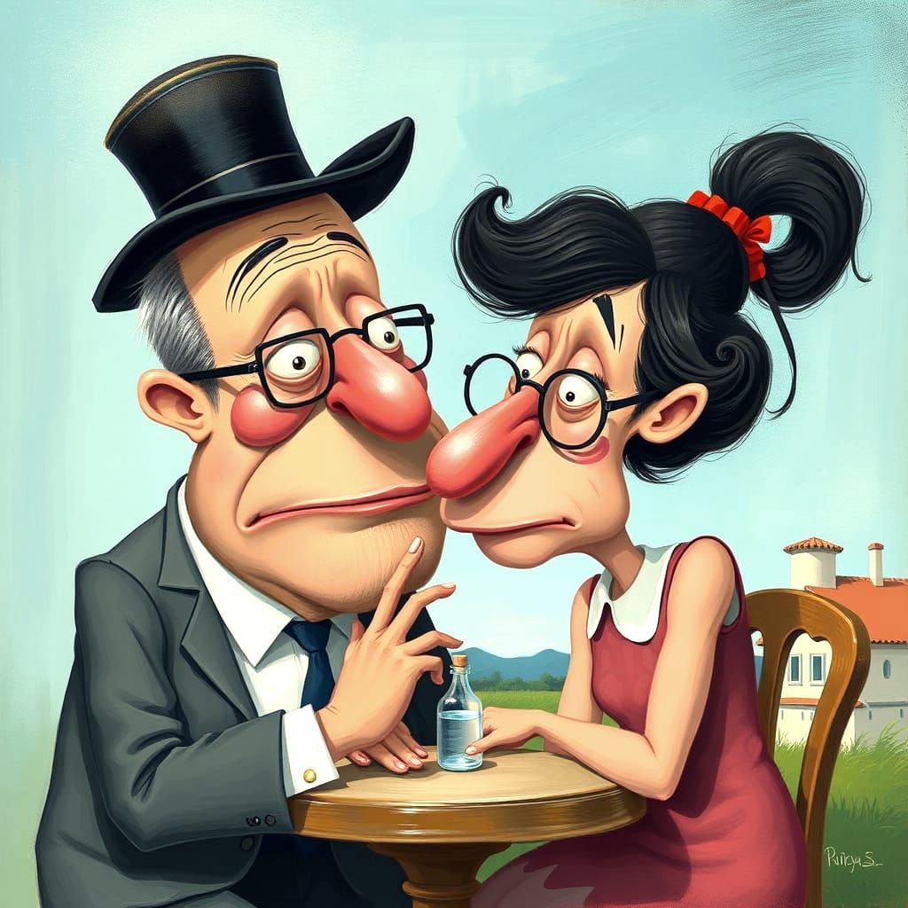 Humorous Surreal Scene