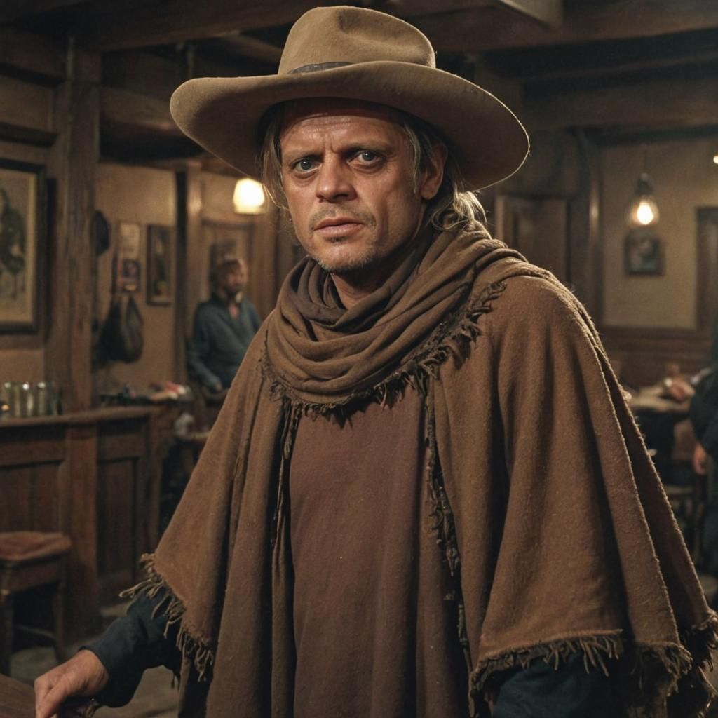 Actor Klaus Kinski from the spaghetti western "For A Few Dol...