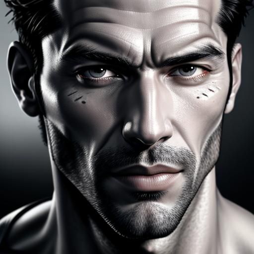 Detailed Close-Up of Facial Pores