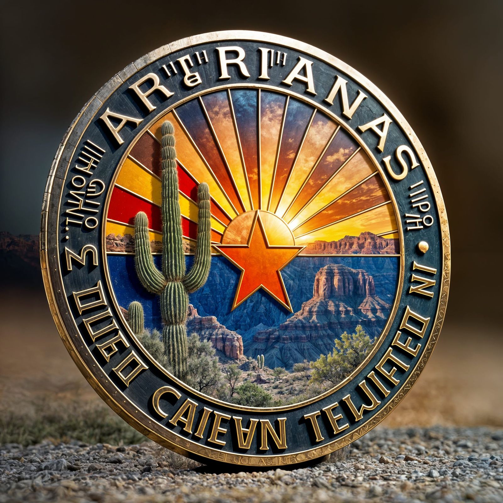 Arizona Grand Canyon Commemorative Coin Design