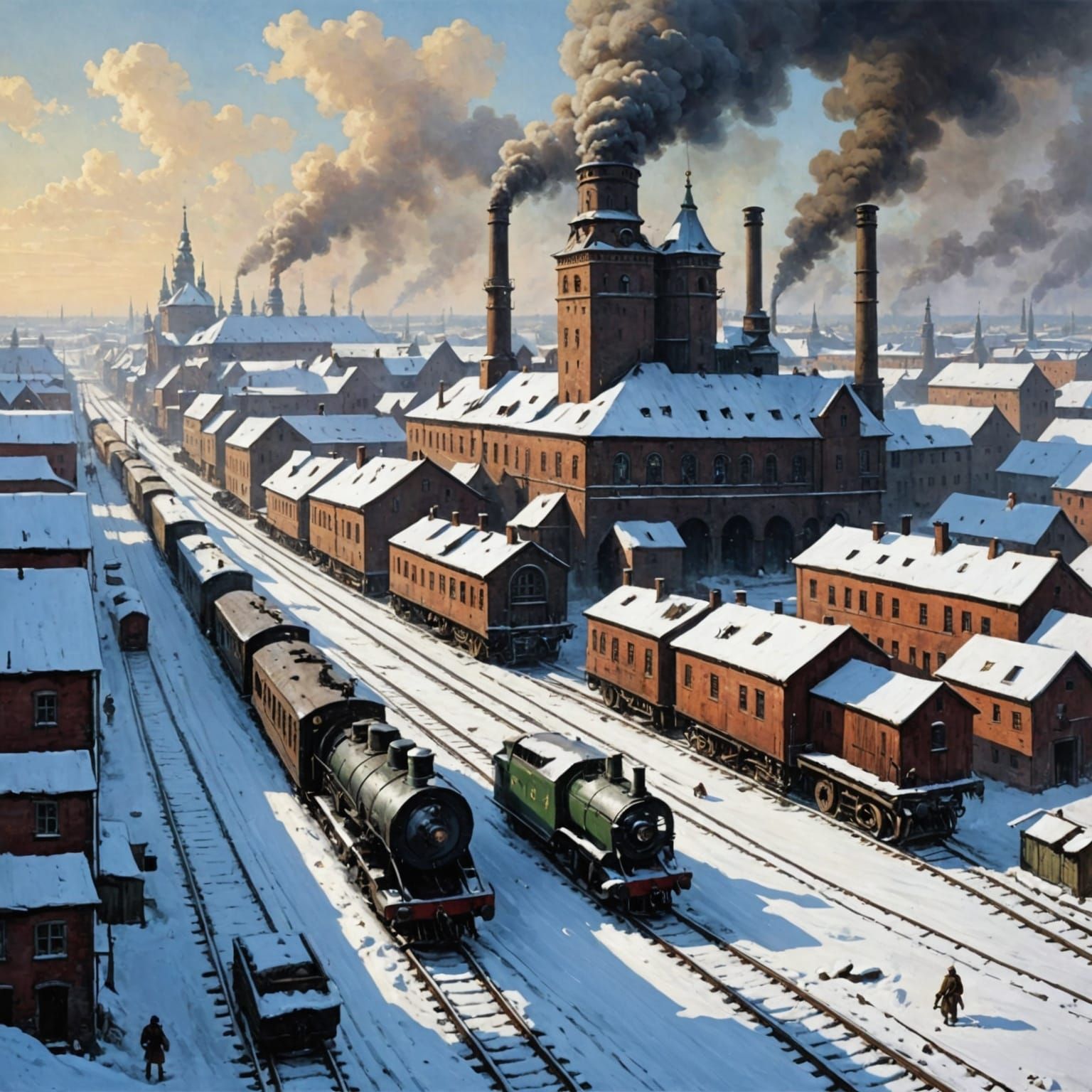 Slavic University in Industrial Age Fantasy Winter