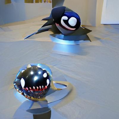 Chain Chomp 3D Model Sculpture