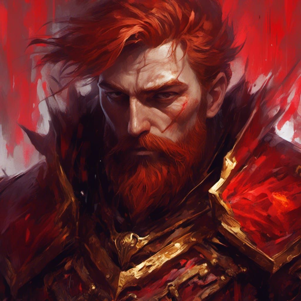 Underworld King Portrait in Hyperdetailed Digital Art