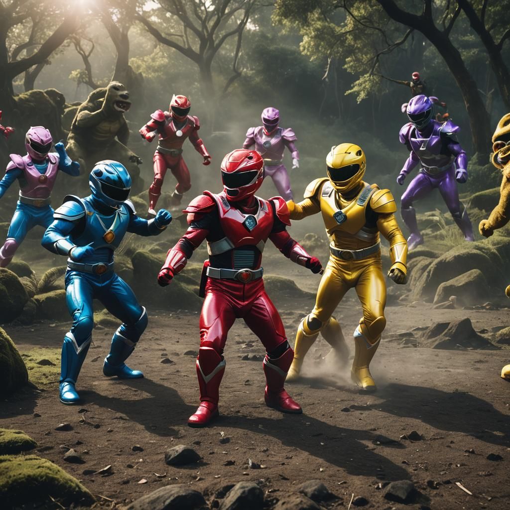 Power Rangers Versus Teletubbies: An Epic Battle