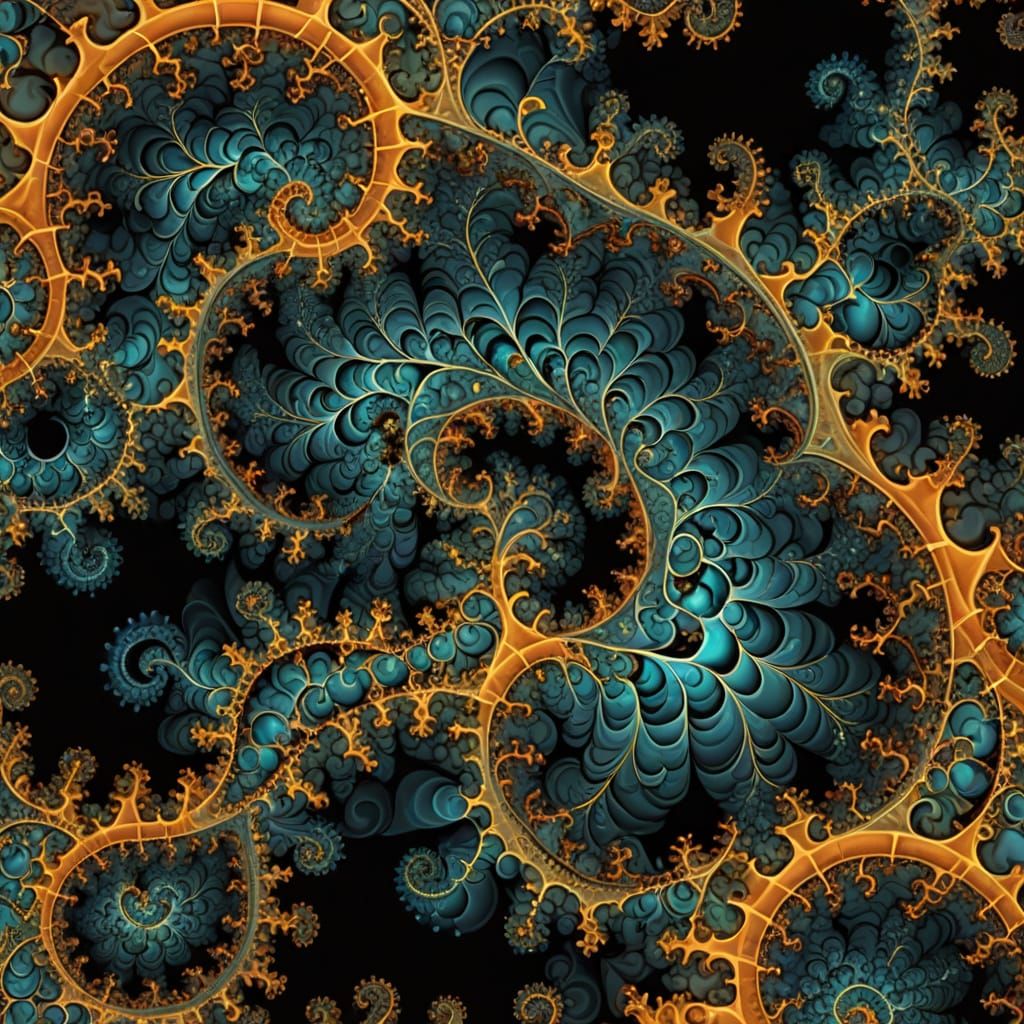 Colorful Mandelbrot Fractal Art