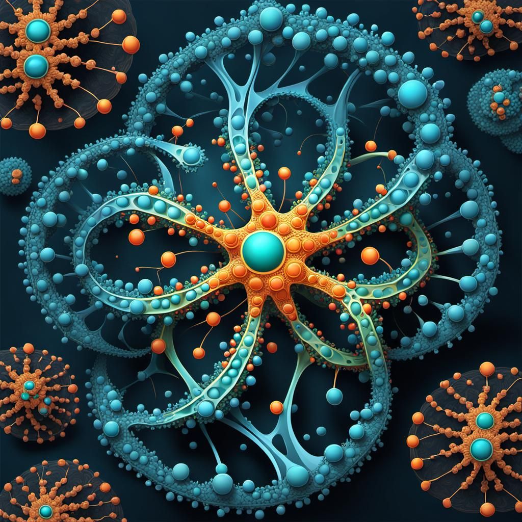 Antibody Eliminating Antigen with Fractal Elements