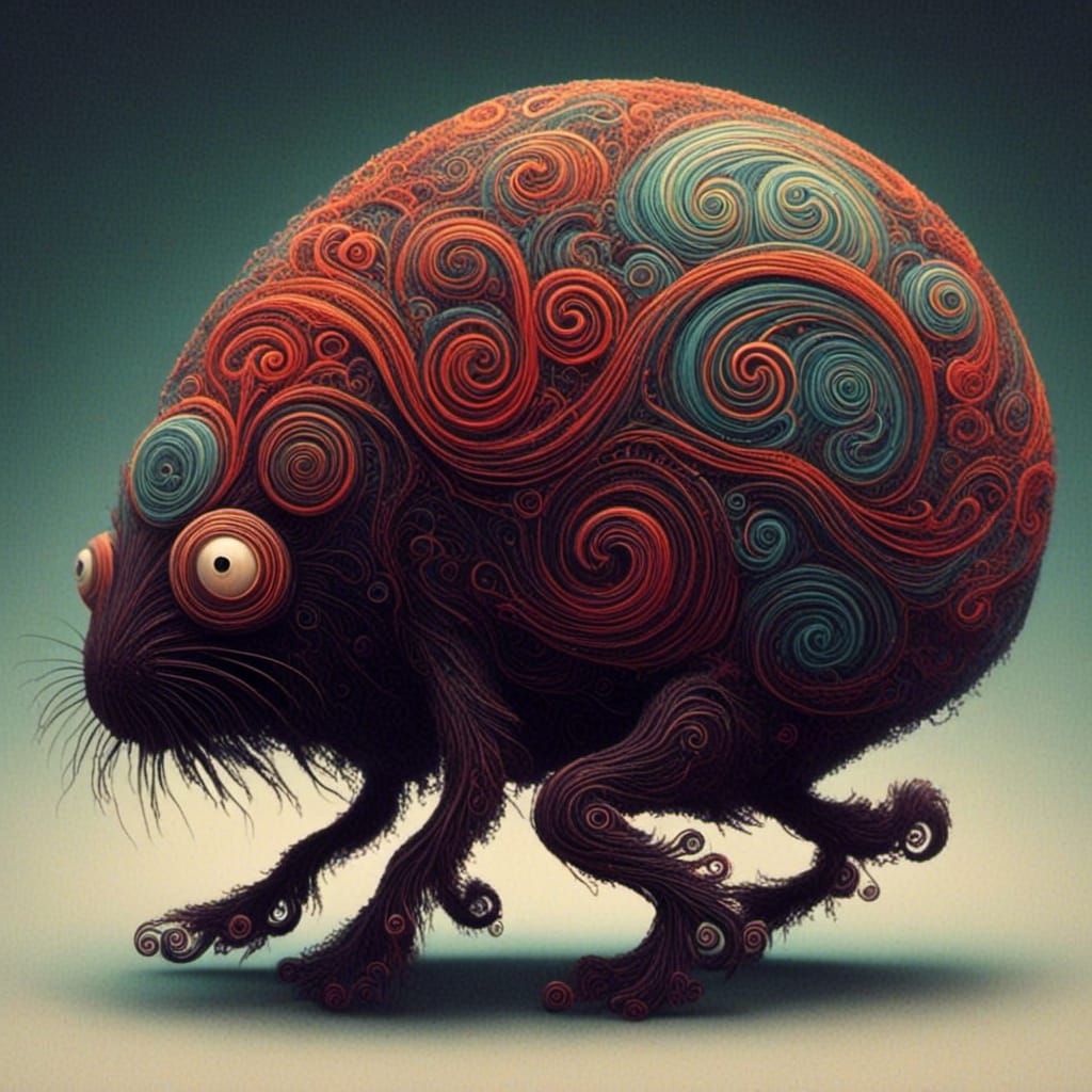 AI-Generated Abstract Art with KaleidoFuzz and Cicada Song