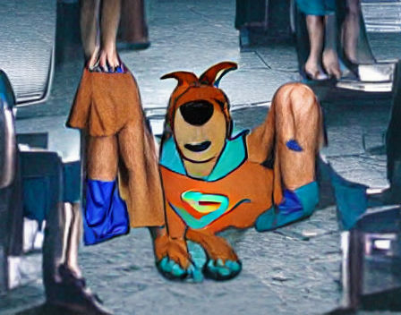 Scooby Doo as Superman