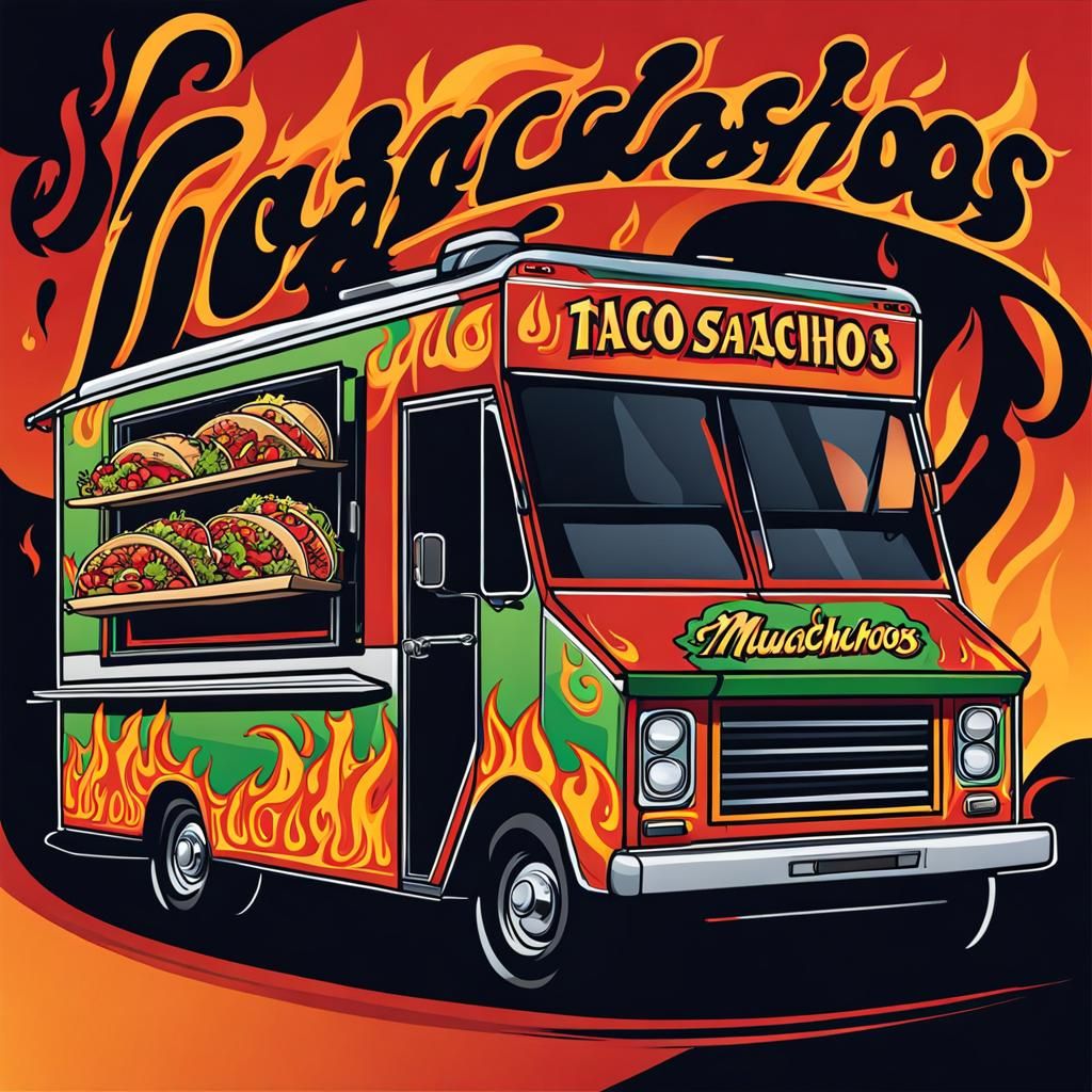 Tacos Muchachos: Food Trucks with Flame Livery