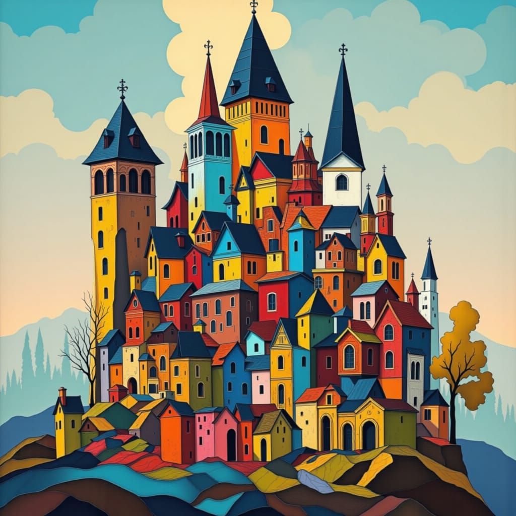 Abstract Geometric Figures in Dynamic Flux