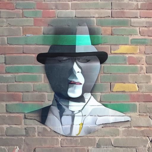 Abstract Geometric Design with Metallic Textures