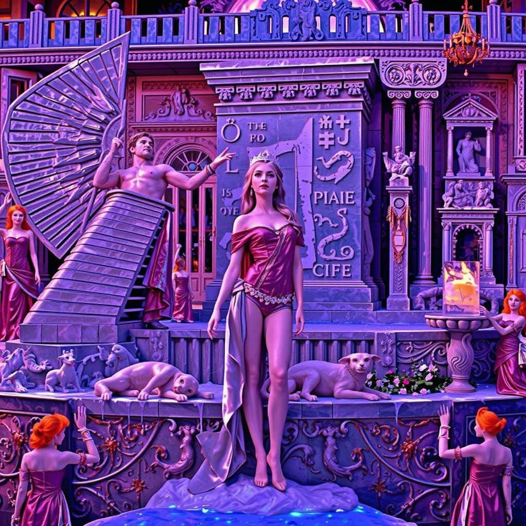 Melting Ice Sculpture: A Vainglorious Spectacle