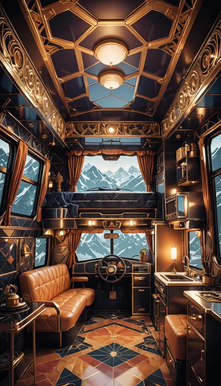 Camping in Art Deco Class