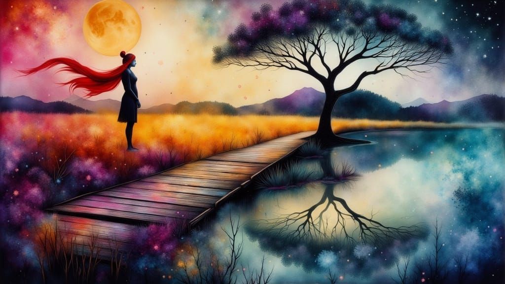 Surreal Lucid Dream on the Edge of Waking