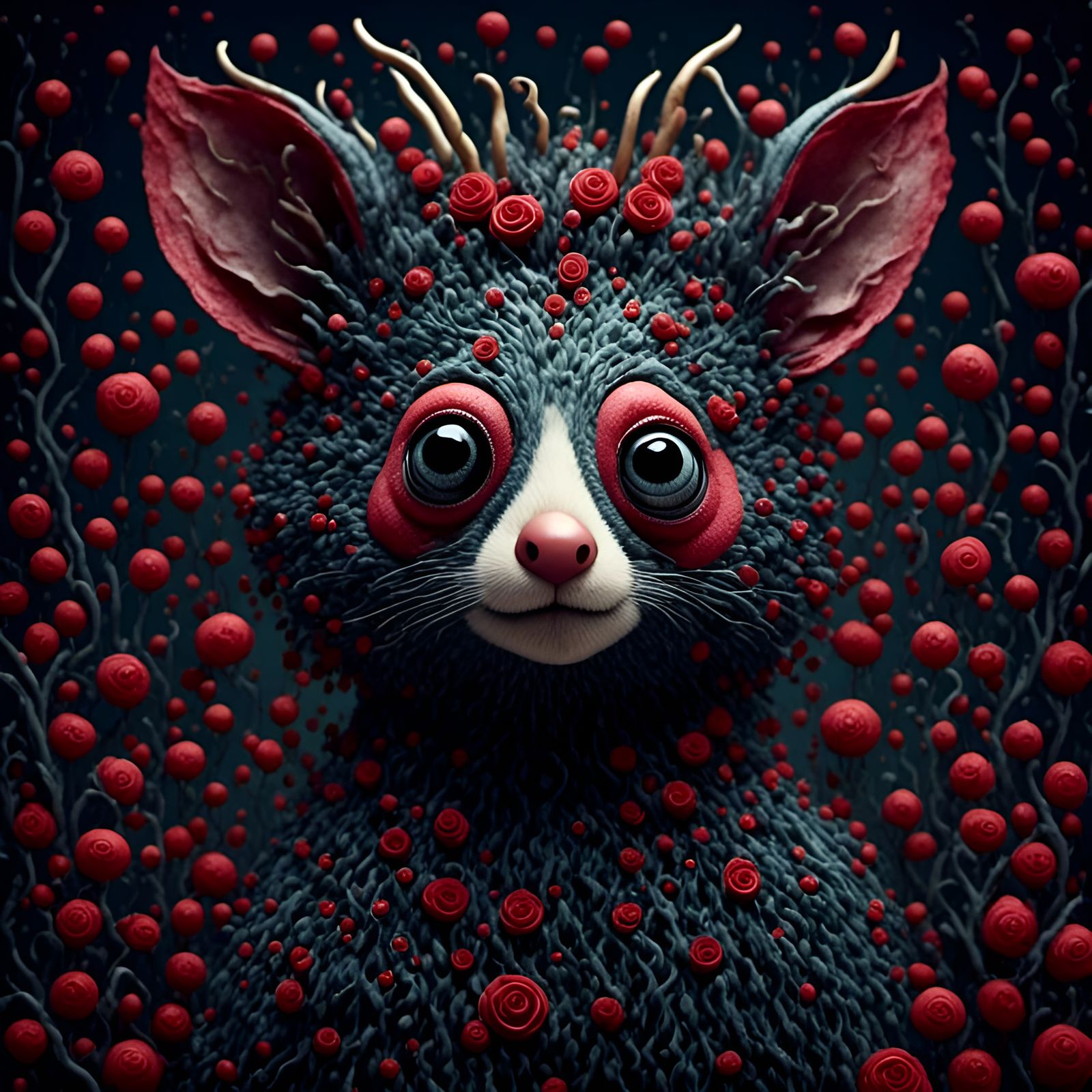 Dark Whimsical Claymation Art