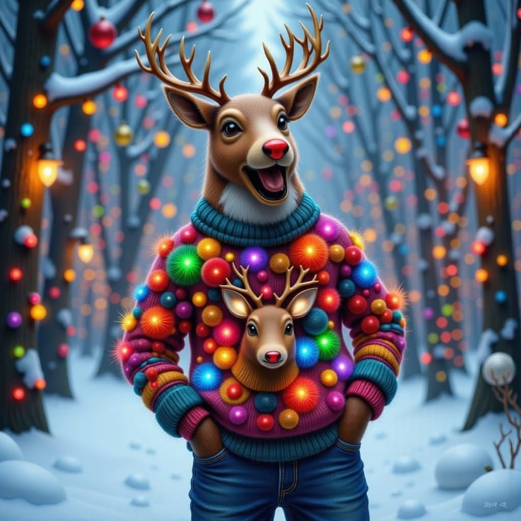 “Here’s another Ugly Sweater”🤣