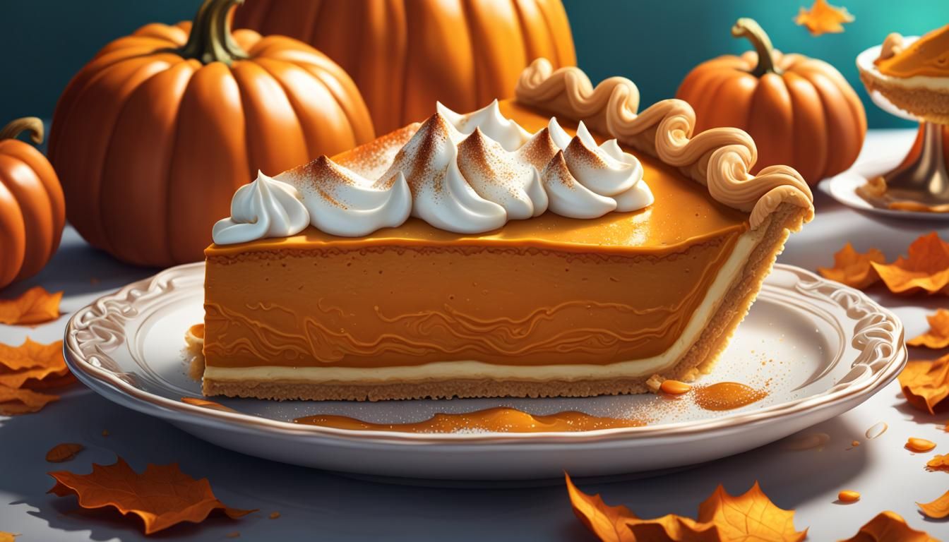 Queen of Pumpkin Pie in Candy Art Style