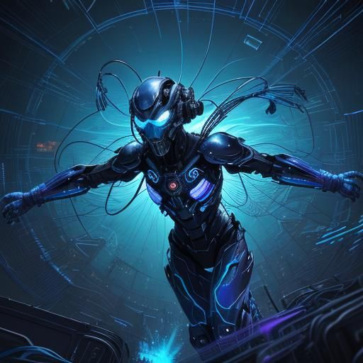 Ethereal Woman Emerges from Machinery: Hyperrealistic Concep...