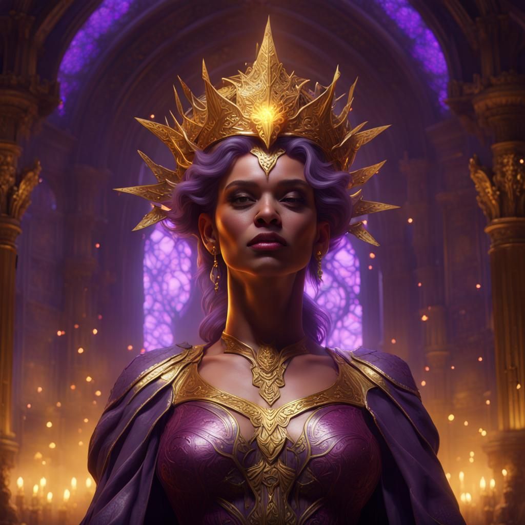 Queen of Light: Dark Fantasy Concept Art