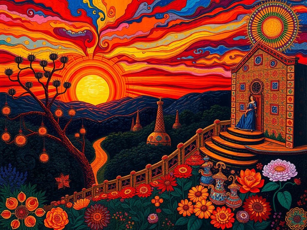 Luminous Dreamscapes in Opulent Grandeur